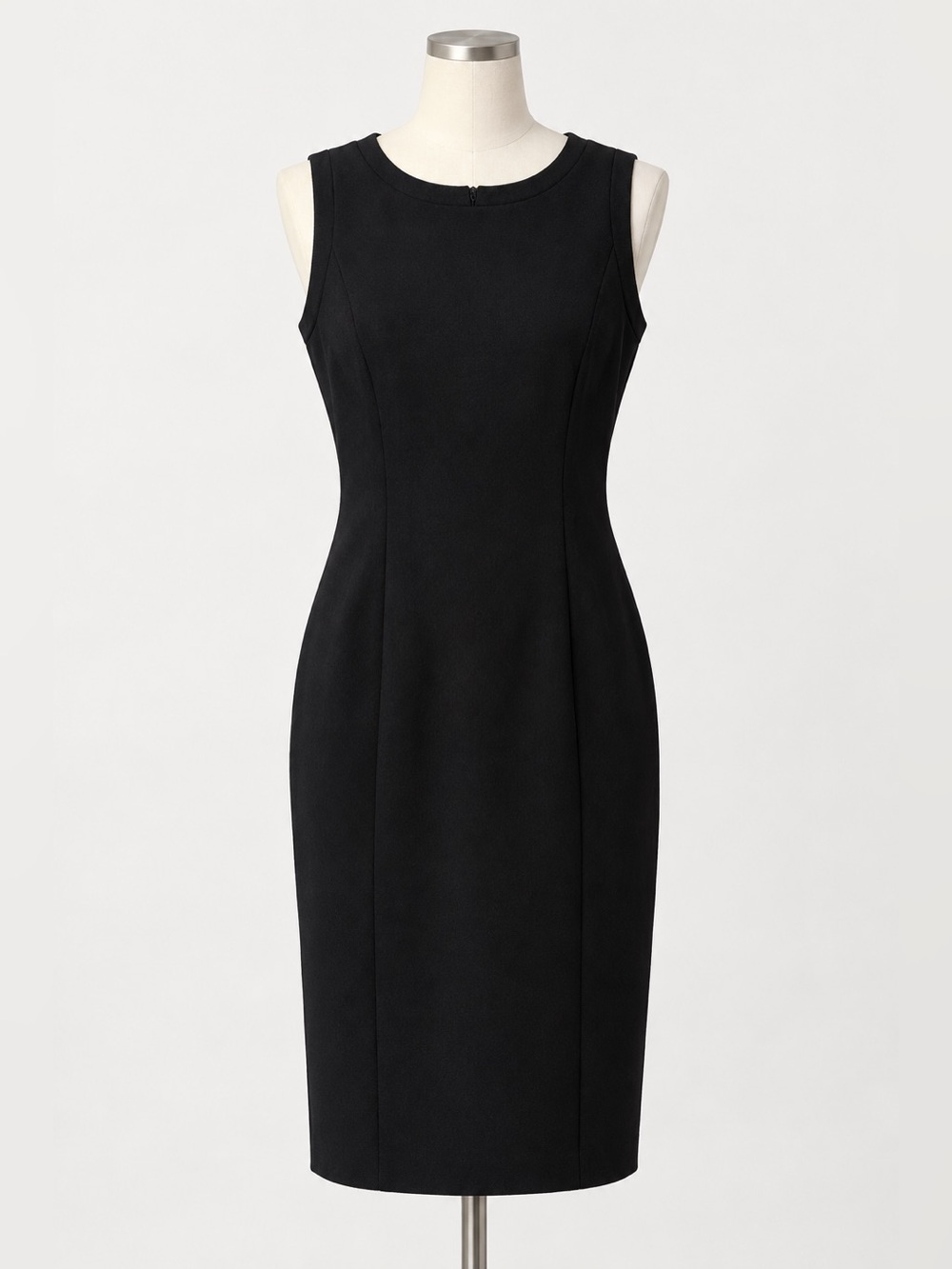 Calvin Klein Sleeveless Lined Sheath Dress Black Size 12 Autumn Wedding Dress